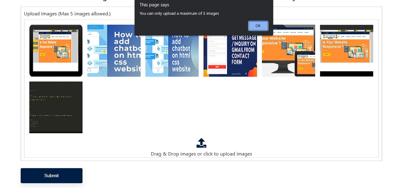 Drag and Drop Images Drag and Drop Images